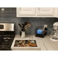 thumbnail image 4 of Norwich Terrier Fall Kitchen Pumpkins Glass Cutting Board Large 12 in x 15 in, 4 of 5