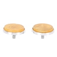 thumbnail image 1 of Front Fork Round Reflector, High Visibility 43mm Diameter Front Fork Reflector Replacement Secure Installation 2PCS  Replacement for C70 1971 for Motorcycle, 1 of 7