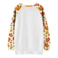 thumbnail image 5 of Dyegold Thanksgiving Sweaters Ladies Cute Funny Graphic Ugly Pullover Tops Maternity Sweatshirt Sweatshirt For Women Cotton Linen Long Sleeve ​Christmas ​Women Sweater ​Womens $15 & Under, 5 of 5