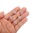 thumbnail image 4 of Uxcell Colgantes de Esmalte, Paquete de 30 Colgantes en Forma de Corazón para Hacer Joyería DIY, Rosa, 4 of 6