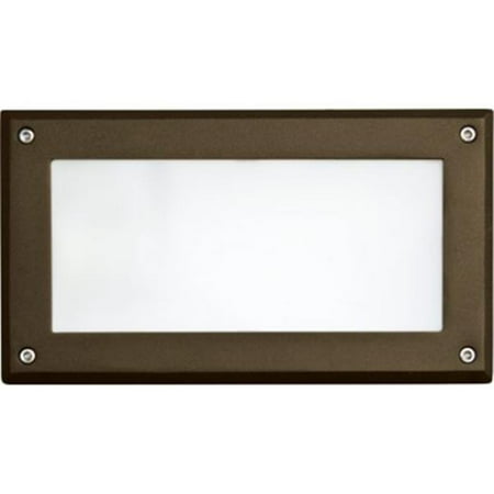 

Dabmar Lighting FG2004-BZ 13W & 120V PLQ13 Fiberglass Open Face Step Light - Bronze