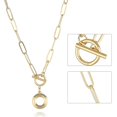 thumbnail image 4 of OUTAD Majuscule Initiale Collier Hip-Hop Alphabet Or Pendentifs Chaîne, 4 of 8