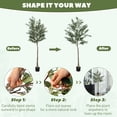 thumbnail image 6 of HOMCOM 6ft Artificial Tree with Fruits, Silk Olive Tree for Home, Office, Living Room Decor, Fake Plant with Pot, 6 of 10