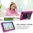 thumbnail image 6 of KIQ Galaxy Tab A 8.0 Case Tablet Case for Kids 8.0 inch 2019 for Samsung Galaxy Tab A T290 T295 T297 [Black/Hot Pink], 6 of 8