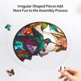 thumbnail image 4 of Aufmer Delicate Puzzle Combined Acrylic Wall Decoration Beautiful Color Matching Simple Assembly Way For Home Porch Window Daily Scene Embellishment, 4 of 6