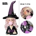 thumbnail image 3 of PPKVUFD Mystical Whimsical Witch Blowing Bubble Gum with Skull and Bow Halloween Décor, Witchcraft Collectible, Unique Home & Office Decoration, 3 of 9
