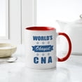 thumbnail image 4 of CafePress - World's Okayest CNA Mugs - 11 oz Ceramic Mug - Novelty Coffee Tea Cup, 4 of 4