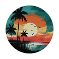 thumbnail image 3 of Lotusprinthandmade Beach Retro Summer Spare Tire Cover Without Backup Camera Hole, Beach Tire Cover, 3 of 8