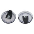 thumbnail image 5 of Waterproof Sealing Water Cup Straw Covers Clear Plastic Spill Proof Splash Resistant Replacement Tumbler Lids Cup Covers, 5 of 6