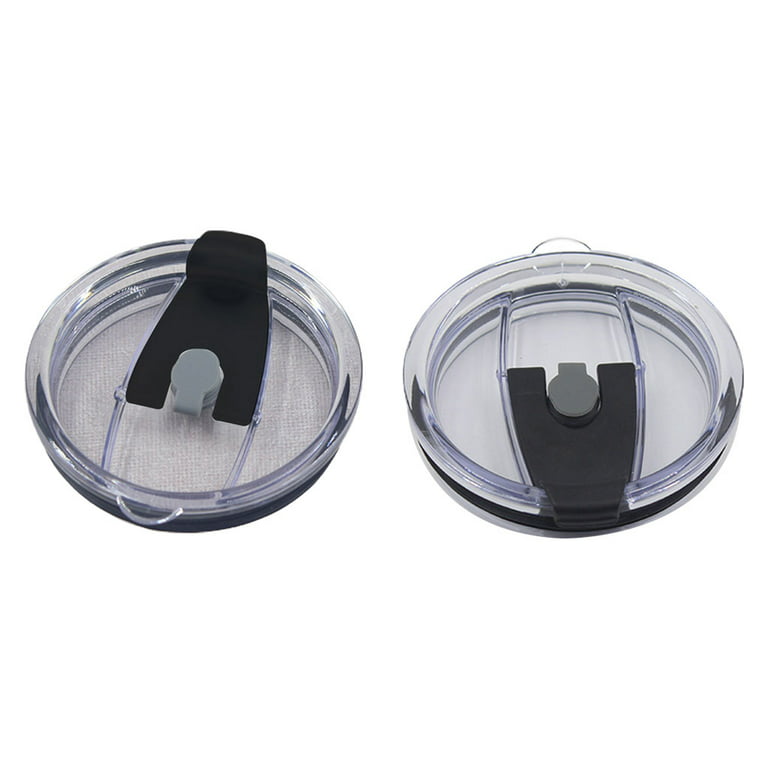 Spillproof Splash Resistant Lid Tumbler Lid Tumbler Covering Replacement  with Straw Hole Plastic Material for Travel Mug 