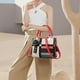 thumbnail image 5 of Bolso tipo cartera de lujo para mujer bolso de viaje con correa ajustable para el hombro de cuero PU, 5 of 7