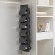 thumbnail image 5 of Estante colgante para zapatos perfecl organizador de zapatos de puerta gris 6 bolsillos, 5 of 8