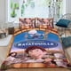 thumbnail image 2 of Ratatouille Conjunto de sábanas temático, trío de piezas, cómodo y amigable con la piel, diseño único, regalo de decoración para el hogar para familiares, amigos y fans, 90 cm * 190 cm, 2 of 6