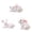 A 1PCS & B 1PCS & C 1PCS, variant on JHEHF Easter Bunnies Mini Rabbit Animal Figures Resin Cute Rabbit Cake Toppers Garden Decorations for Crafting DIY Ornament Birthday Gift