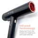 thumbnail image 2 of Skin Research Institute DryQ Secador de pelo "inteligente" - Súper ligero, plegable - Motor potente y silencioso - Tecnología infrarroja e iónica - 3 accesorios magnéticos - Control de calor con inter, 2 of 5