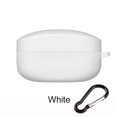 thumbnail image 1 of Wireless Earphone Charging Box With Hook TPU Cover Earbuds Sleeve Shell Earphone Protective Case WHITE, 1 of 1