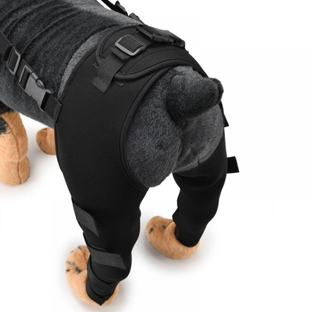 Dog Elbow Protector Sleeve Elbow Pad Dog Canine Leg Hock Joint Protection Wounds with Bandage Wrap Heals Sprains Helps