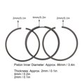 thumbnail image 4 of Piston Ring, Anti-corrosion High Hardness Piston Ring Set  For Piston Kit For Industry For Petrol Engine For Factory, 4 of 8