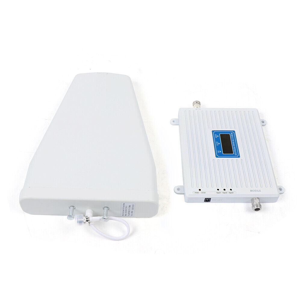 SHZICMY Repeater 900/1800/2100 3G 4G Signal Booster phone Amplifier Kit GSM DCS Tri Band