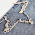 thumbnail image 5 of LNMQLPDBS Baggy Ripped Jeans for Teen Girls Wide Leg/Flare Jean Ripped Denim Pants Tween Preppy Clothes Elastic Waist Streetwear Y2K Trousers, 5 of 8