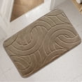 thumbnail image 4 of Alfombra de baño de espuma viscoelástica gruesa de 40 x 60 cm, ultra suave, antideslizante, absorbente de agua, lavable a máquina, de secado rápido, para suelo, ducha y bañera, 4 of 5
