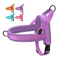 Didog No Pull Dog Harness Front Leading Adjustable Reflective Soft Warm Plush Padded Strap Vest XS-L