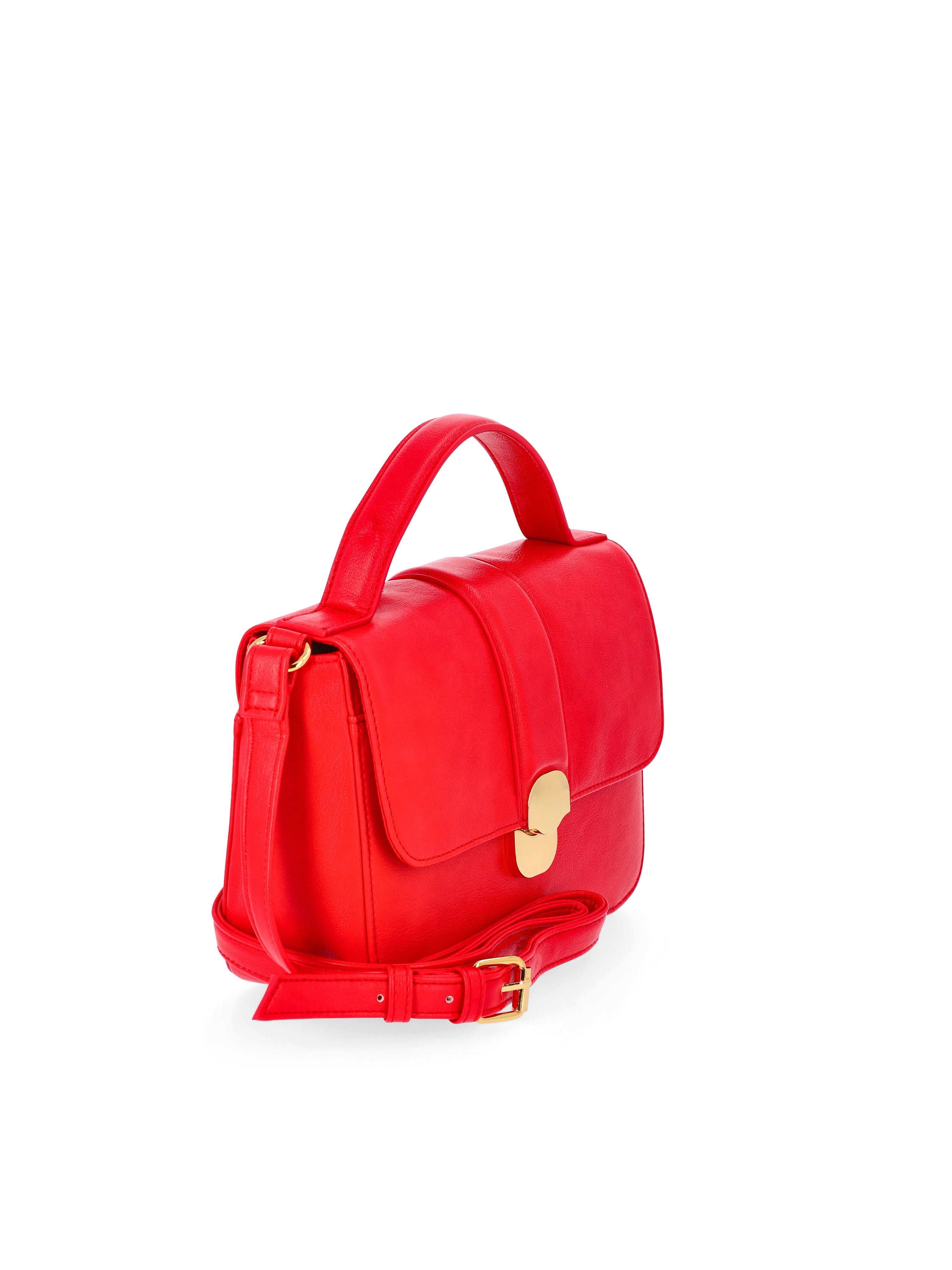 Time and Tru Women's Vida Crossbody, True Red