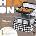 thumbnail image 5 of HOTLOGIC Mini Portable Electric Lunch Box Food Heater - Innovative Food Warmer and Heated Lunch Box for Adults Car/Home - Easily Cook, Reheat, and Keep Your Food Warm - HOUNDSTOOTH - 120V, 5 of 9
