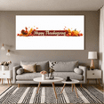 thumbnail image 3 of Colorful Design Thanksgiving Banner Autumn Turkey Pumpkin Leaves for Holiday Celebration Indoor Decoration Festival Event, 3 of 9