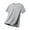 Gray1, variant on Mlzmgr Plus Size Men's T Shirts with Zipper Pocket Short Sleeve Crewneck Stretchy Tops for Men Gym Workout L-5XL