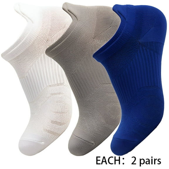 TELOLY 6Pairs Mens Socks9-13Mens Ankle Socks Size 9-11 Men's Socks ,Colormixing1