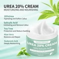 thumbnail image 4 of Crema de urea al 20 por ciento para pies más 2% de ácido salicílico 150 g || Crema para pies y manos Máxima potencia con ácido hialurónico Árbol de té y aloe vera para una hidratación profunda, 4 of 8