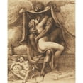 thumbnail image 3 of Richard Cosway 15x18 Black Modern Framed Museum Art Print Titled - Venus and Mars (ca. 1790), 3 of 5