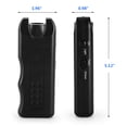 thumbnail image 2 of Handheld Dog Repellent, Ultrasonic Dog Trainer, Portable Electronic Dog Deterrent with Bright LED Flashlight Waterproof (Battery Included, Black), 2 of 9