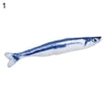 thumbnail image 2 of Flmtop Pet Cat Kitten Fish Shape Catnip Bite-resistant Playing Scratch Chewing Toy 1#, 2 of 9