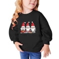 thumbnail image 2 of None Cotton Kids Girls Sweatshirts Comfort Casual Black Crew Neck Boys Graphic Blouses Winter Shirts Long Sleeve Sweatshirts, 2 of 4