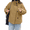 Khaki, variant on PUWEI Women's Casual Cropped Peacoat Wool Blend Single-Breasted Fall Winter Short Jacket Outwear