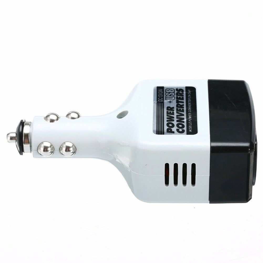 WalmartBlack2024FridayDeals,12v/24v to 220V DC to AC Car Power Converter Adapter Inverter USB Outlet Charger