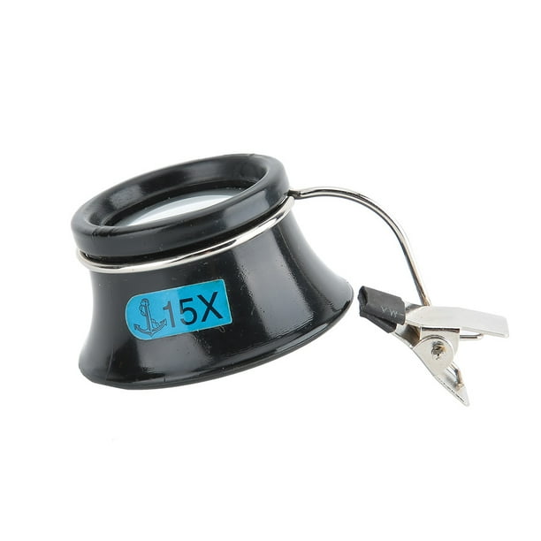 AVEKI 15X ClipOn Watch Magnifying Glasses Repair Magnifier Loupe