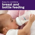 thumbnail image 3 of Philips Avent Natural Baby Bottle with Pink Elephant Design, 9oz, 3pk, SCF669/33, 3 of 12