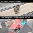 thumbnail image 4 of Airline Approved Pet Carrier for Cats and Small Dogs, Breathable Collapsible Travel Bag with Dual Openings, 4 of 4