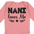 thumbnail image 4 of Inktastic Nani Loves Me Baby Clothes Girls Long Sleeve Baby Bodysuit, 4 of 5