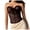 Brown, variant on Women Renaissance Floral Lace up Boned Overbust Corset Bustier Shapewear Corsets (Orange, XXL)