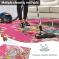 thumbnail image 5 of Pink Spring Easter Outdoor Rug for Patio/Deck/Porch, Non-Slip Large Area Rug 3 x 5 Ft, Bunny Eggs Floral Botanical Indoor Outdoor Rugs Washable Area Rugs, Reversible Camping Rug Carpet Runner, 5 of 8