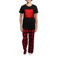thumbnail image 4 of CafePress - Franz Liszt Quotes Women's Dark Pajamas - Women's Short Sleeve Print T-Shirt and Pants Dark Cotton Pajama Set, 4 of 7