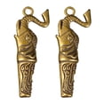 thumbnail image 1 of Shisuyan Copper Retro Whistle Golden 2Pcs Loud Sound Emergency Signal, 1 of 9