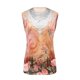 thumbnail image 5 of ICHUANYI Clearance Women Fashion Summer Sexy Fold Printed Regular Lace Sleeveless V Neck Button Top(Brown, S) ICHUANYI WER2023080801738, 5 of 5