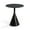 White, variant on GFurn ST8644-60A-BK Cosette Marble Side Table, Black