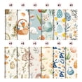 thumbnail image 2 of AURIGATE Easter Scrapbook Paper 6in, 12 Sheets Colorful Easter Craft Paper, Bunny & Egg Print Background Paper for DIY Scrapbooking, Card Making & Journaling, 2 of 6