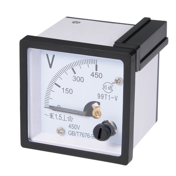 Unique Bargains AC 0-450V Analogique Panneau Voltmètre 99T1 Marge d'Erreur de 1,5%